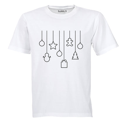 Hanging Christmas Shape Decor - Adults - T-Shirt