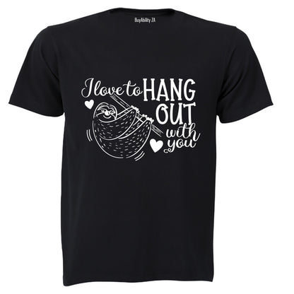 Hang Out With You - Valentine - Kids T-Shirt