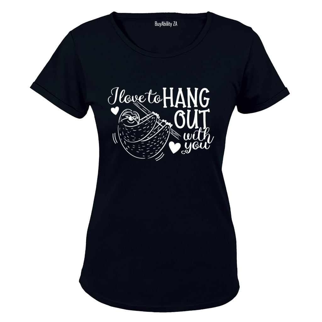 Hang Out With You - Valentine - Ladies - T-Shirt
