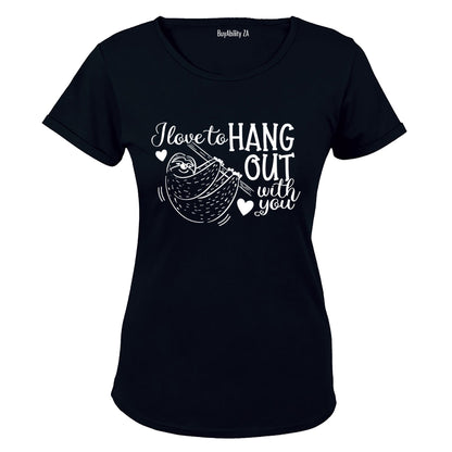 Hang Out With You - Valentine - Ladies - T-Shirt