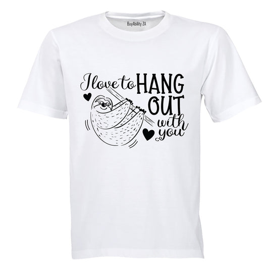 Hang Out With You - Valentine - Kids T-Shirt