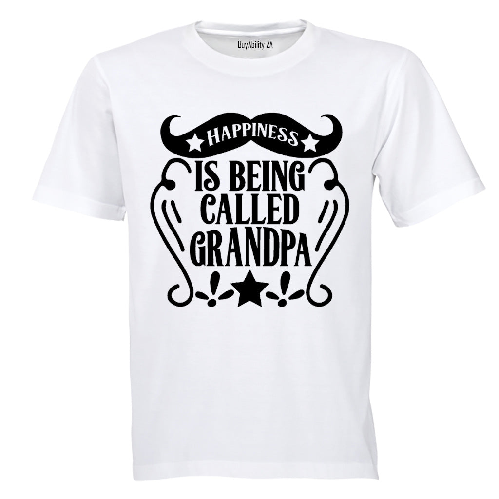 Happiness is being Called Grandpa - Adults - T-Shirt