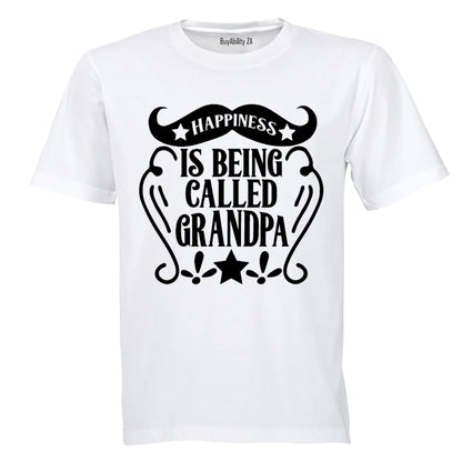 Happiness is being Called Grandpa - Adults - T-Shirt