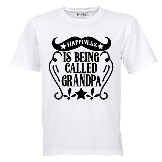 Happiness is being Called Grandpa - Adults - T-Shirt