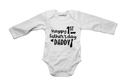 Happy 1st Fathers Day Daddy - Baby Grow
