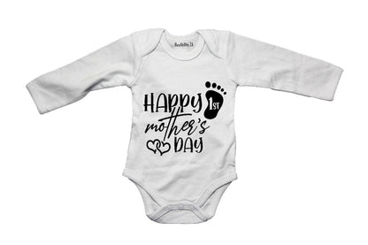 Happy 1st Mothers Day - Little Foot - Baby Grow