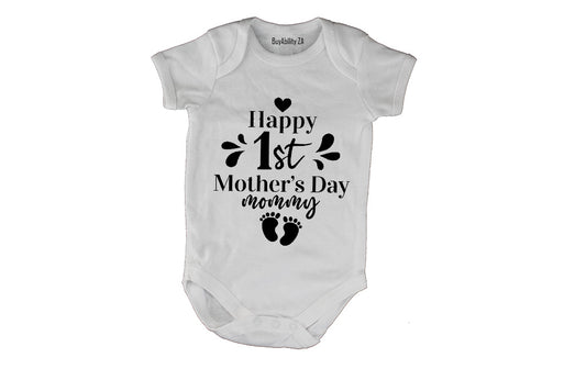 Happy 1st Mothers Day Mommy - Baby Grow