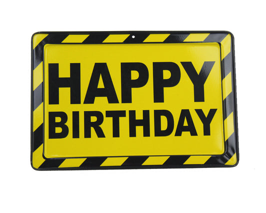 Happy Birthday - Metal Sign