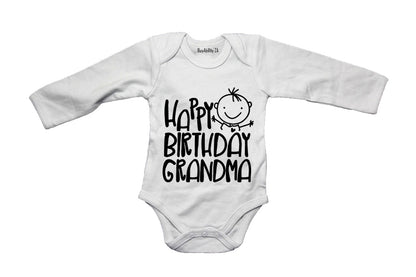 Happy Birthday Grandma - Baby Grow