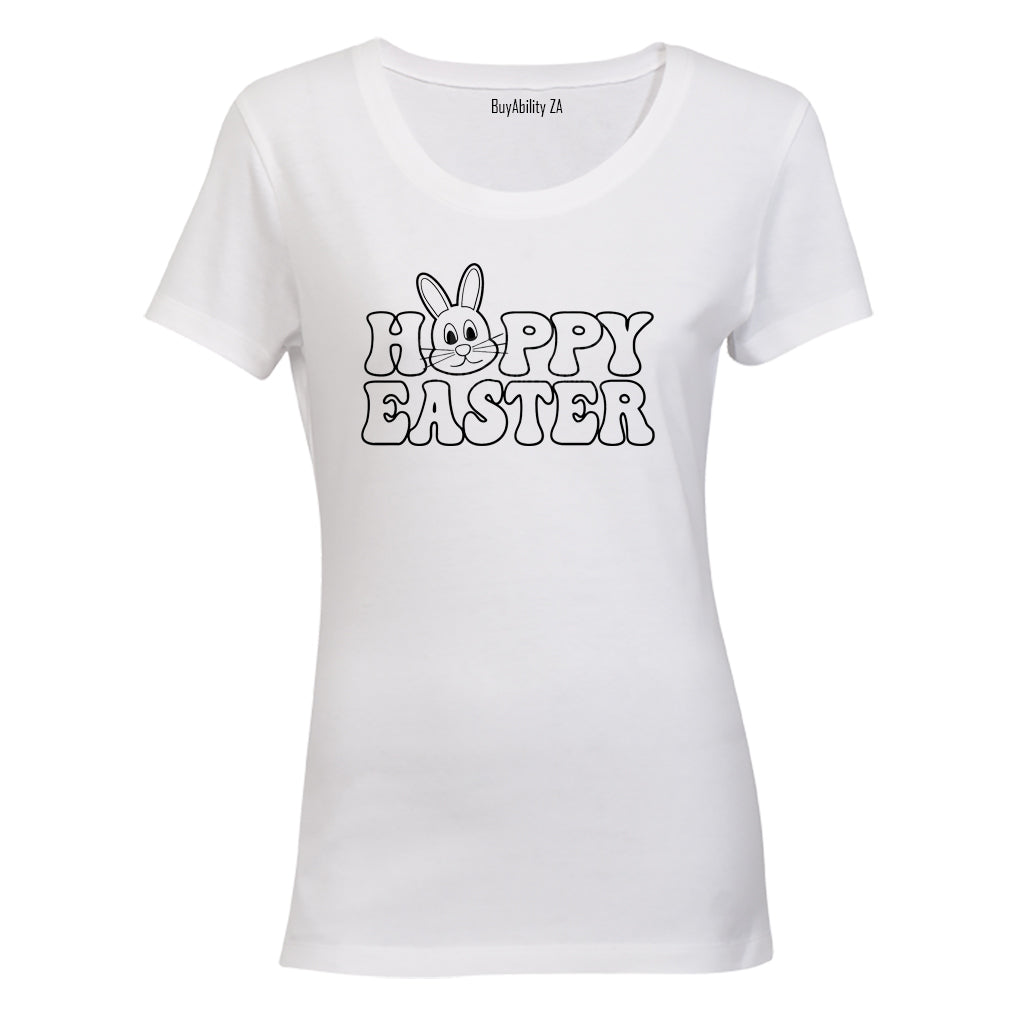 Happy Easter - Bunny Face - Ladies - T-Shirt