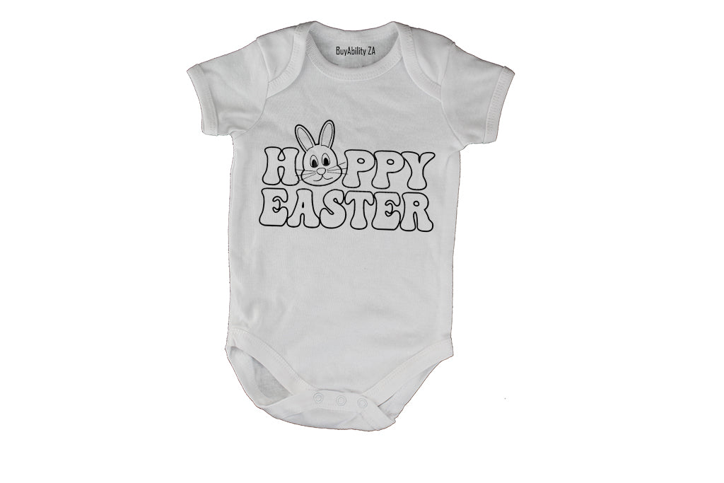 Happy Easter - Bunny Face - Baby Grow