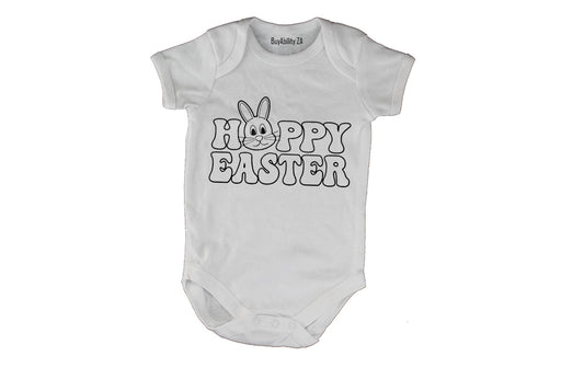 Happy Easter - Bunny Face - Baby Grow