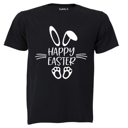 Happy Easter - Bunny Feet - Adults - T-Shirt - BuyAbility