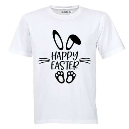 Happy Easter - Bunny Feet - Adults - T-Shirt - BuyAbility