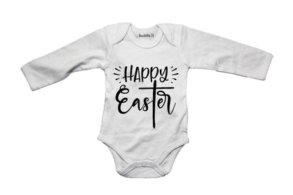 Happy Easter, Cross - Baby Grow
