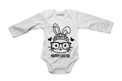 Happy Easter - Hat Bunny - Baby Grow