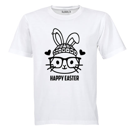 Happy Easter - Hat Bunny - Kids T-Shirt