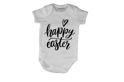 Happy Easter - Heart - Baby Grow