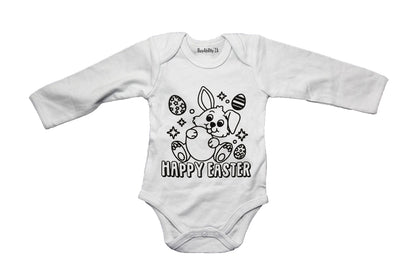 Happy Easter - Hug Eggs - Baby Grow