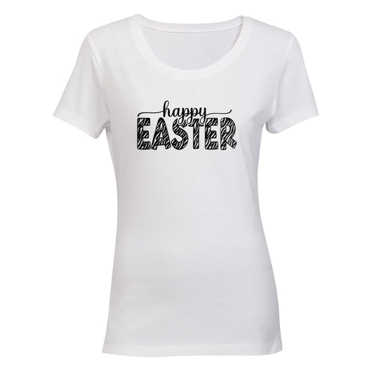 Happy Easter - Pattern - Ladies - T-Shirt - BuyAbility South Africa