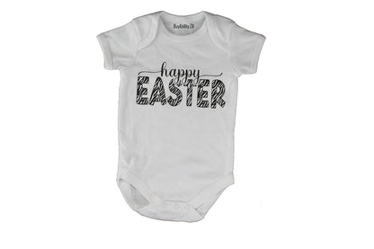 Happy Easter - Pattern - Baby Grow