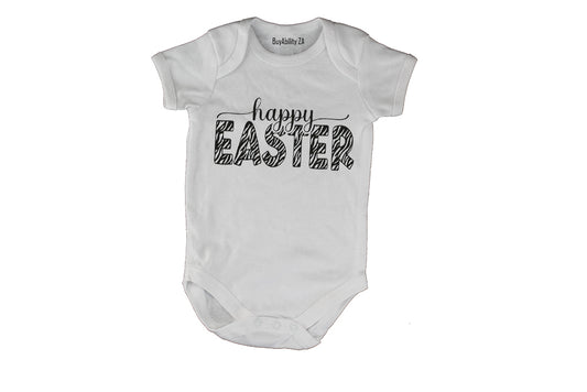 Happy Easter - Pattern - Baby Grow