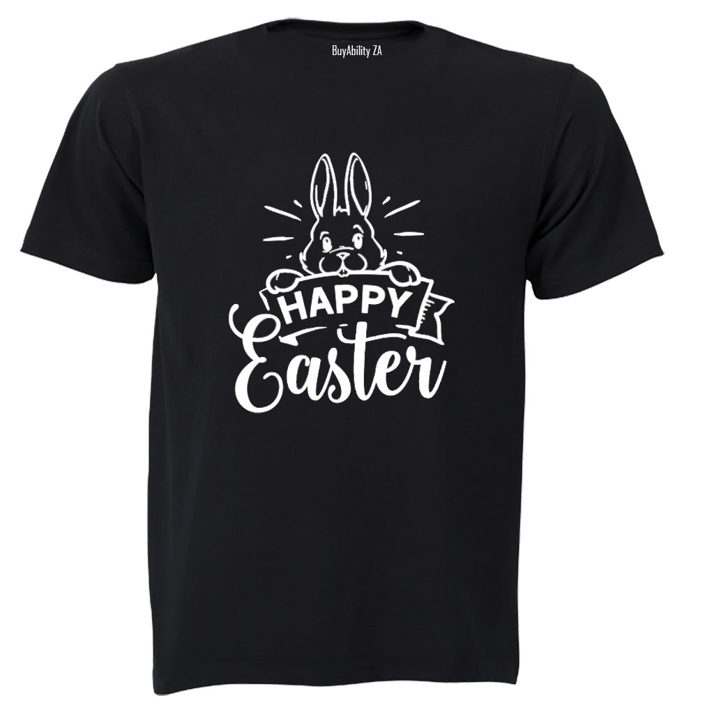 Happy Easter - Peeking Bunny - Kids T-Shirt