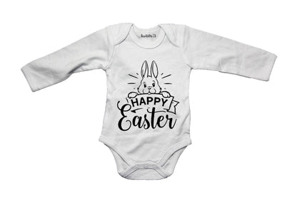 Happy Easter - Peeking Bunny - Baby Grow