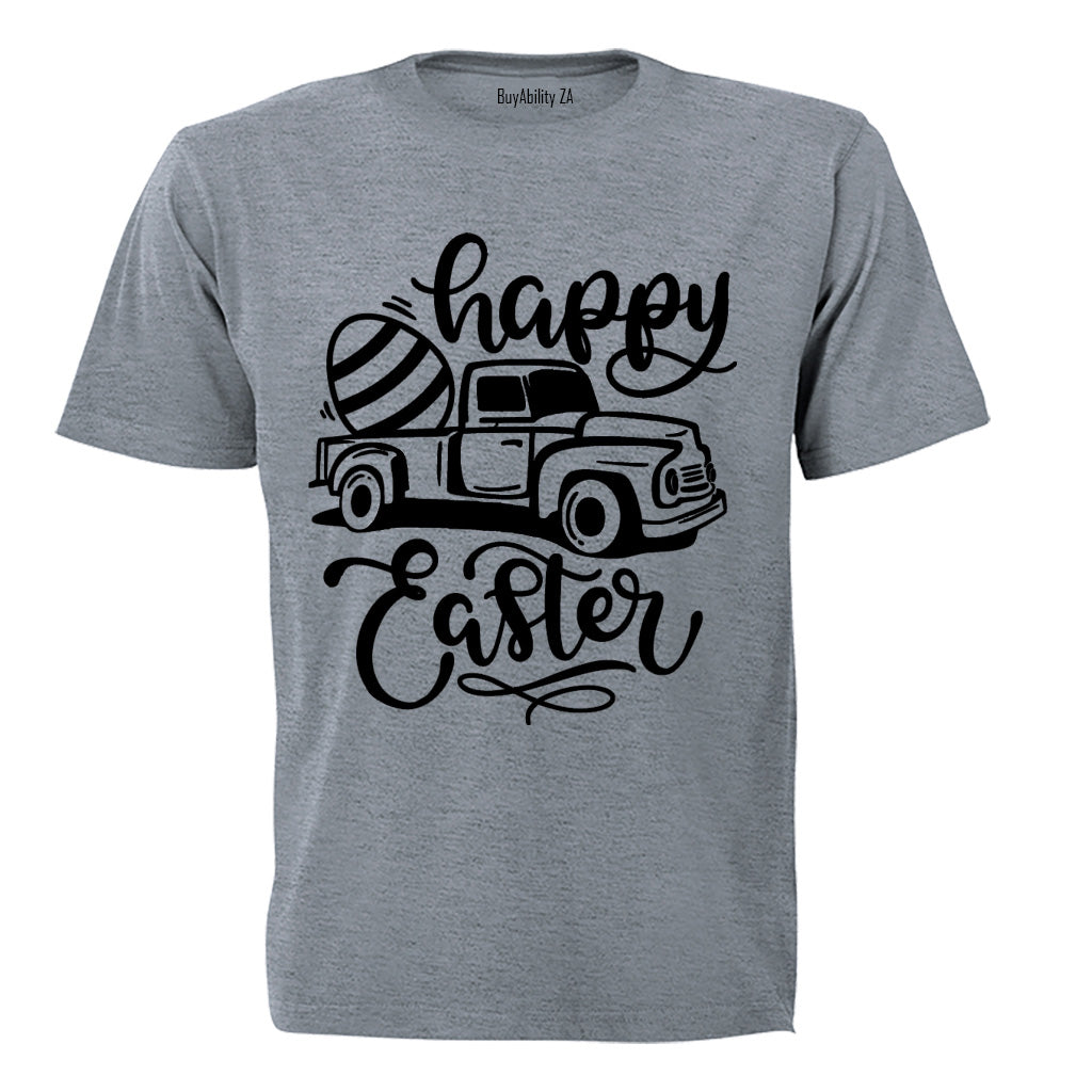 Happy Easter - Truck - Kids T-Shirt