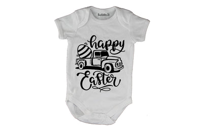 Happy Easter - Truck - Baby Grow