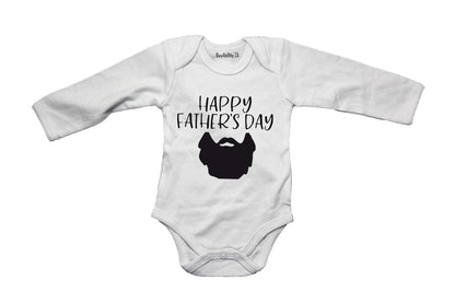 Happy Father's Day - Beard - Baby Grow