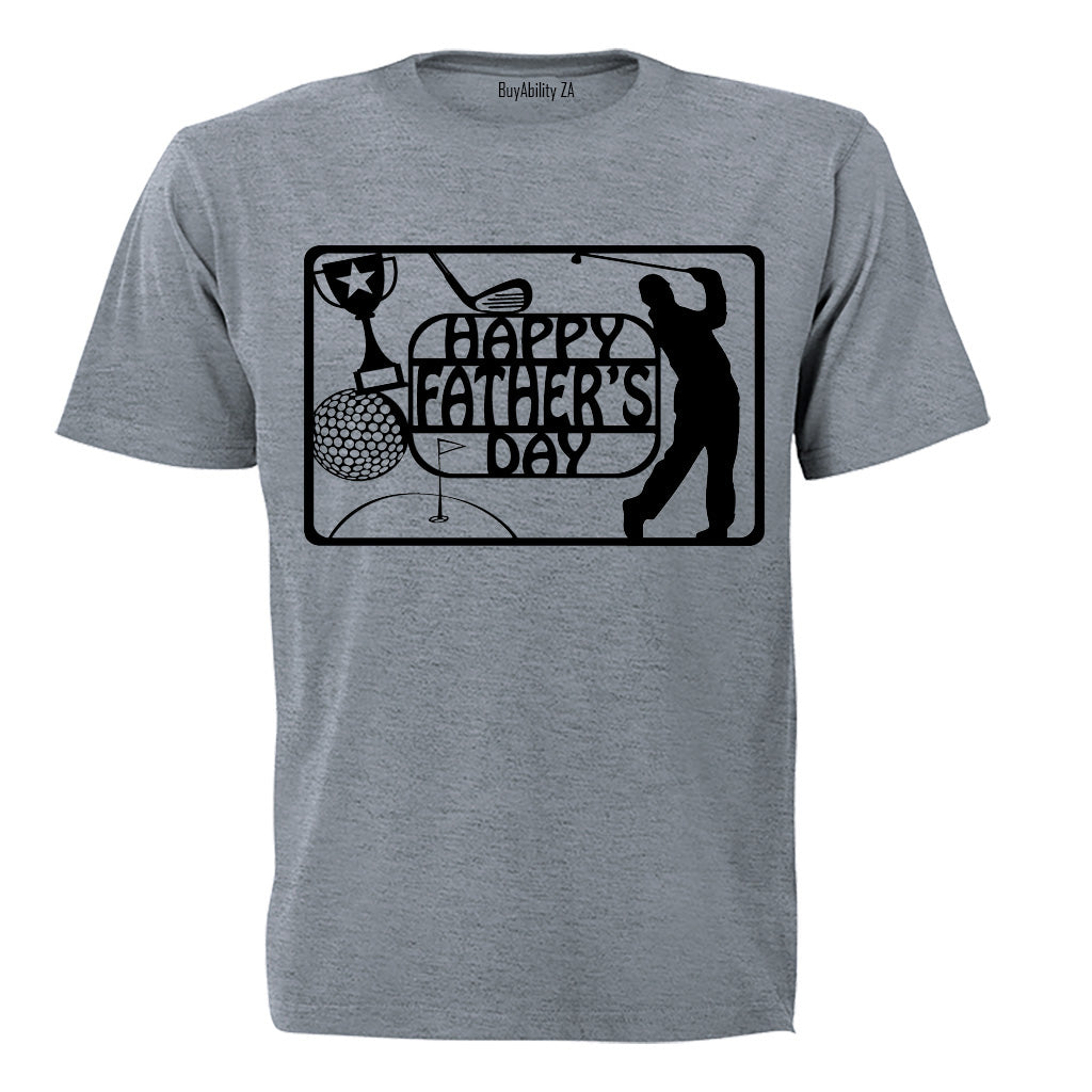 Happy Fathers Day - Golfer - Adults - T-Shirt