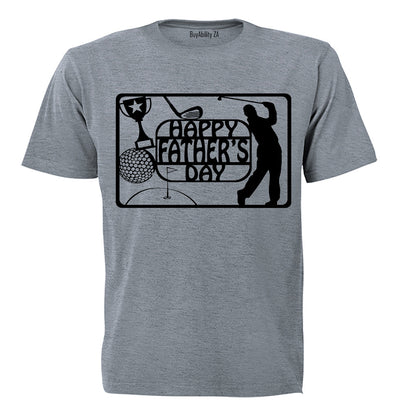 Happy Fathers Day - Golfer - Adults - T-Shirt