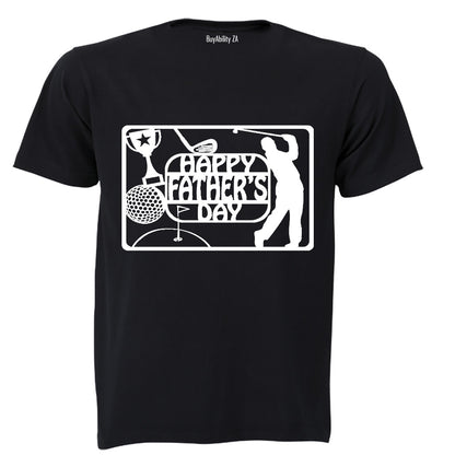 Happy Fathers Day - Golfer - Adults - T-Shirt