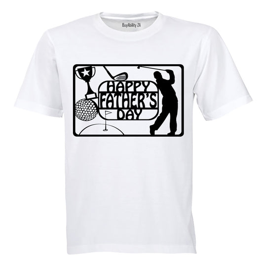 Happy Fathers Day - Golfer - Adults - T-Shirt