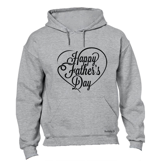Happy Fathers Day - Heart - Hoodie