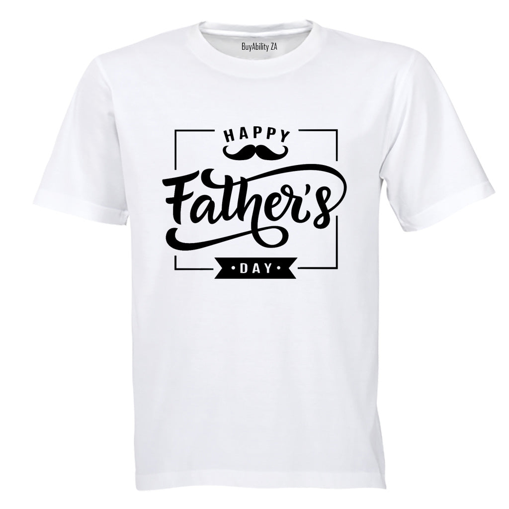 Happy Father's Day - Square - Adults - T-Shirt