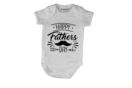 Happy Father's Day - Arrow - Baby Grow