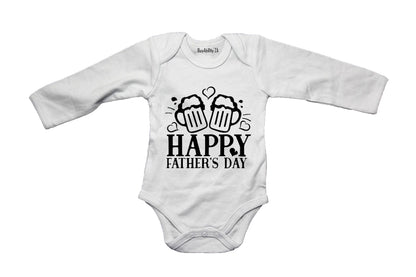 Happy Father's Day - Beer - Baby Grow