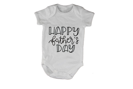 Happy Fathers Day - Fonts - Baby Grow - BuyAbility South Africa