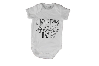Happy Fathers Day - Fonts - Baby Grow