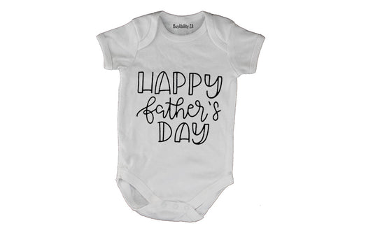 Happy Fathers Day - Fonts - Baby Grow