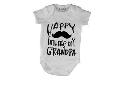 Happy Fathers Day Grandpa - Baby Grow