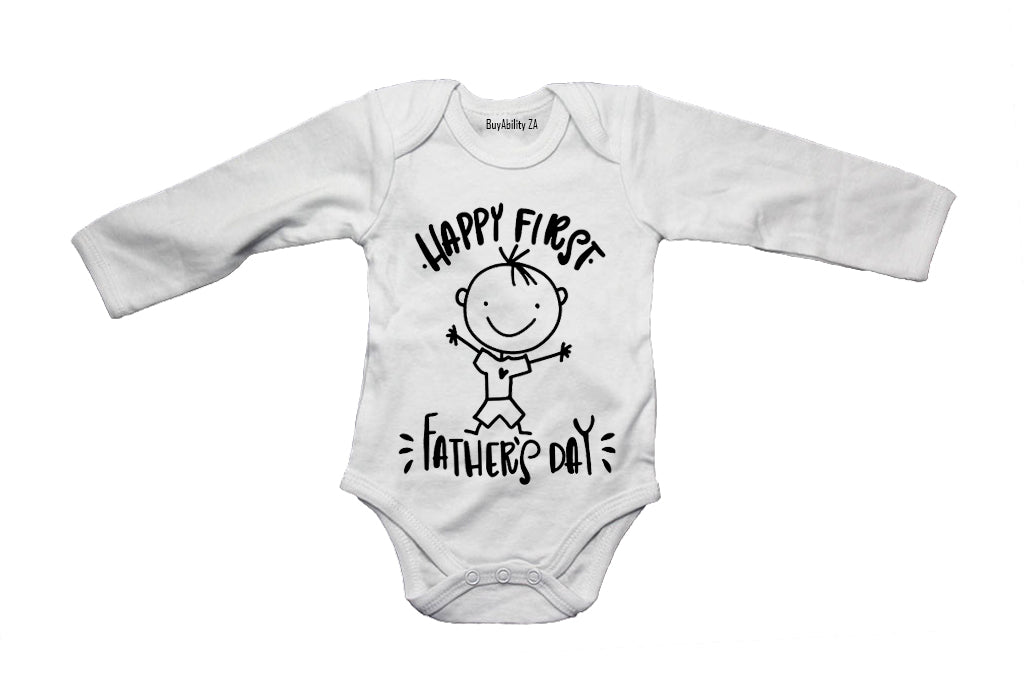 Happy Father's Day - Sketch - Baby Grow