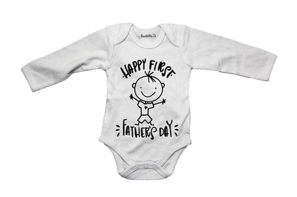 Happy Father's Day - Sketch - Baby Grow