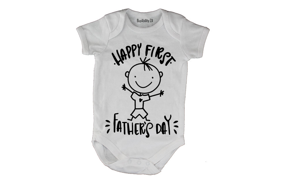 Happy Father's Day - Sketch - Baby Grow