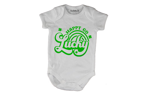 Happy Go Lucky - St. Patricks Day - Baby Grow