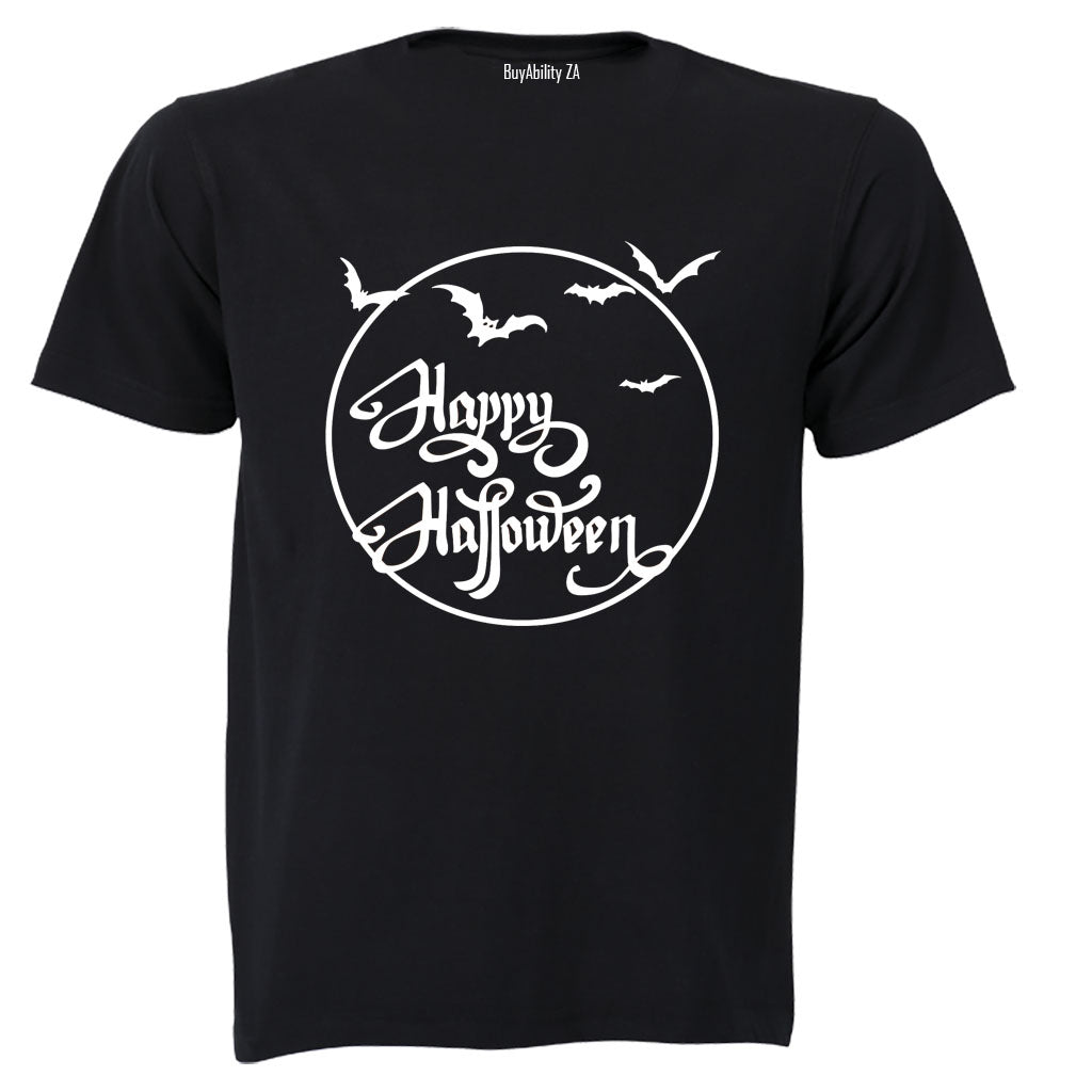 Happy Halloween - Circular Design - Adults - T-Shirt