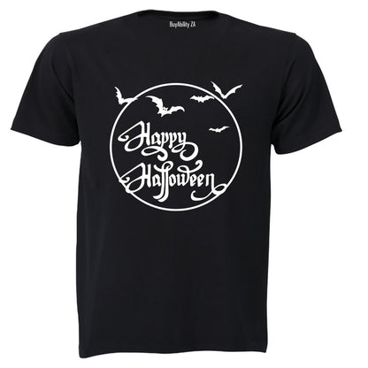Happy Halloween - Circular Design - Adults - T-Shirt