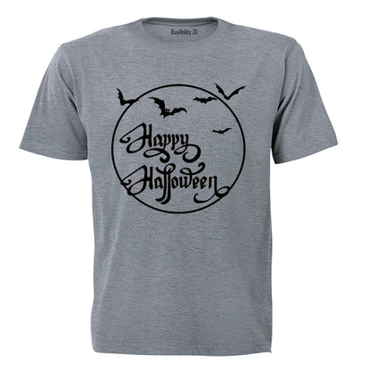 Happy Halloween - Circular Design - Adults - T-Shirt